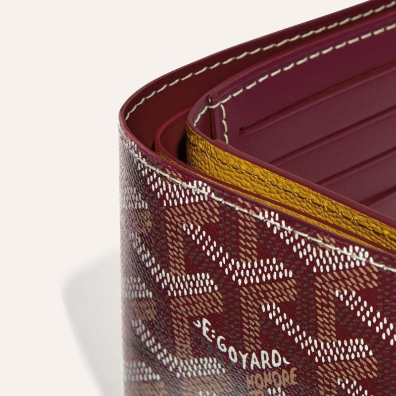 Goyard VICTOIRE WALLET Burgundy | XTHH4487