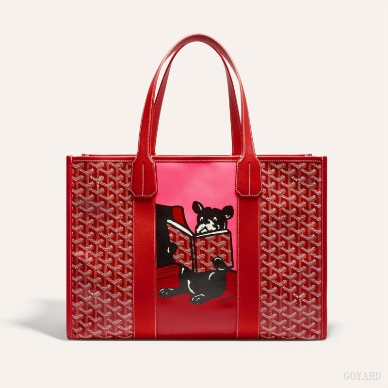 Goyard VILLETTE TOTE BAG Red | GDDJ6979