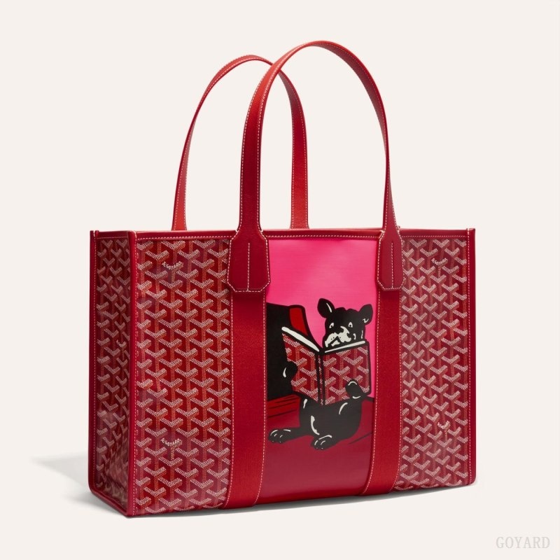 Goyard VILLETTE TOTE BAG Red | GDDJ6979