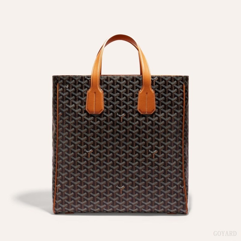 Goyard VOLTAIRE BAG Black / Brown | BPJE1508