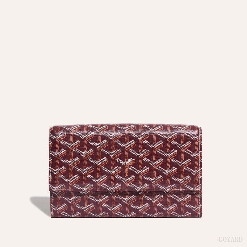 Goyard Varenne Continental Wallet Burgundy | YIXL3074