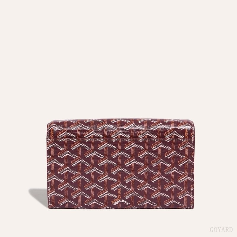 Goyard Varenne Continental Wallet Burgundy | YIXL3074