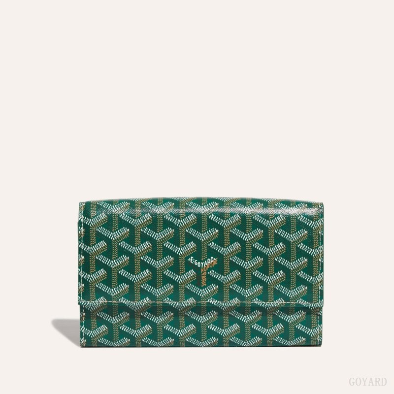 Goyard Varenne Continental Wallet Green | KLUN0028