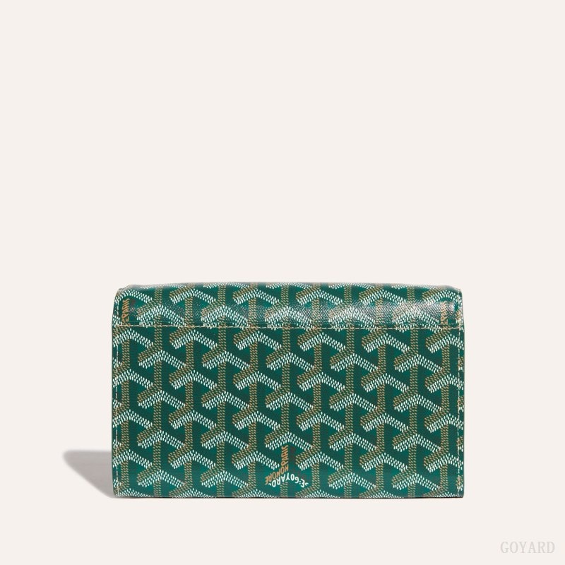 Goyard Varenne Continental Wallet Green | KLUN0028