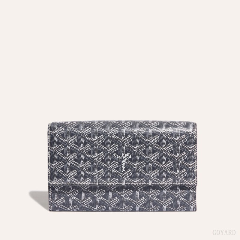 Goyard Varenne Continental Wallet Grey | WDVP9416