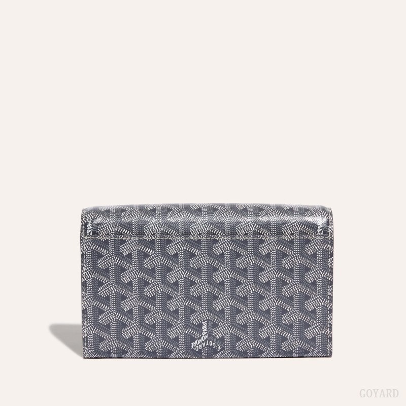 Goyard Varenne Continental Wallet Grey | WDVP9416