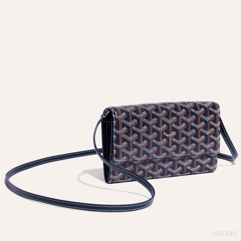 Goyard Varenne Continental Wallet Navy Blue | NFWA6994