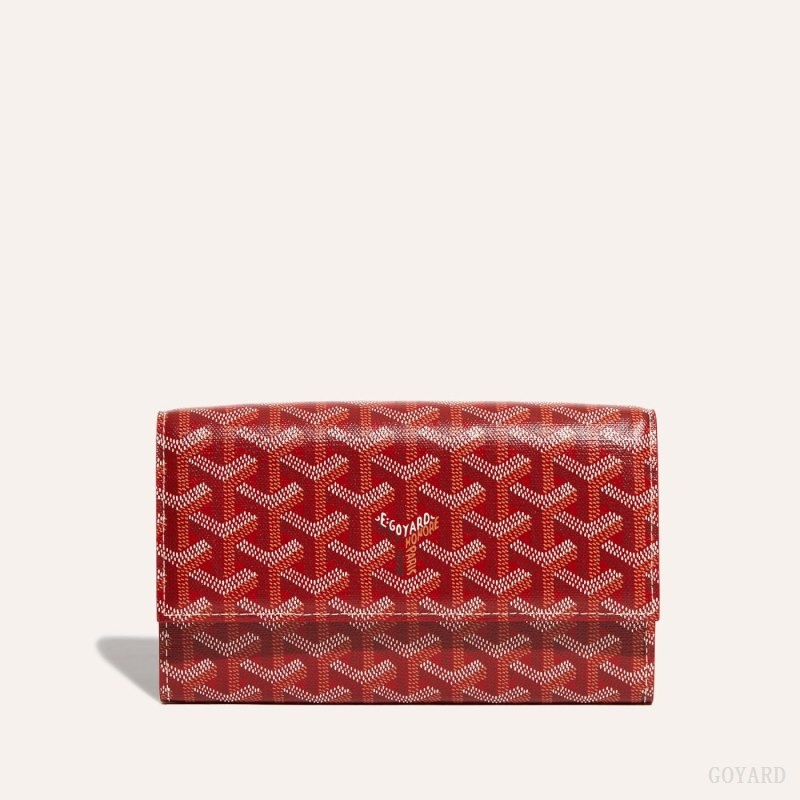 Goyard Varenne Continental Wallet Red | XGCG9365