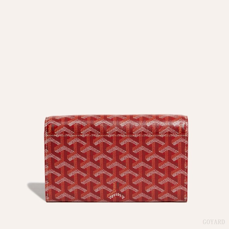 Goyard Varenne Continental Wallet Red | XGCG9365