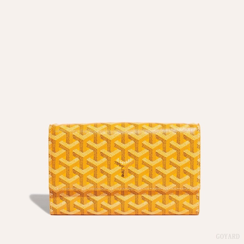 Goyard Varenne Continental Wallet Yellow | GEBH5863