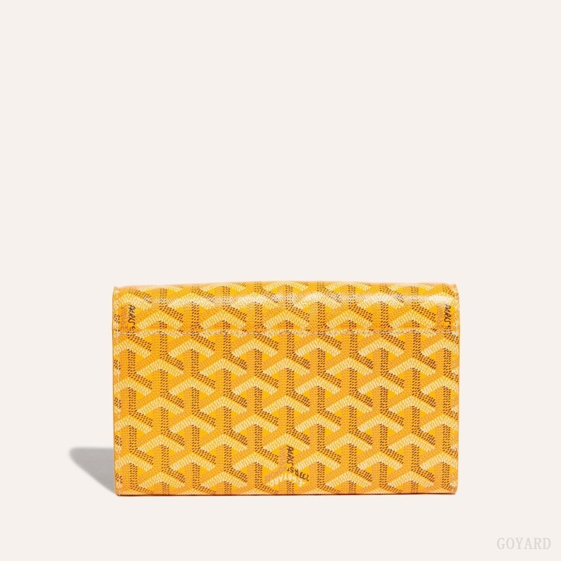 Goyard Varenne Continental Wallet Yellow | GEBH5863