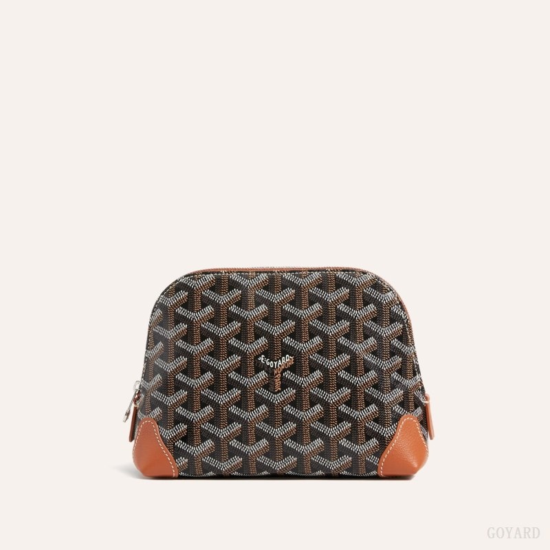 Goyard Vendôme Cosmetic Pouch Black / Brown | TNMI0733