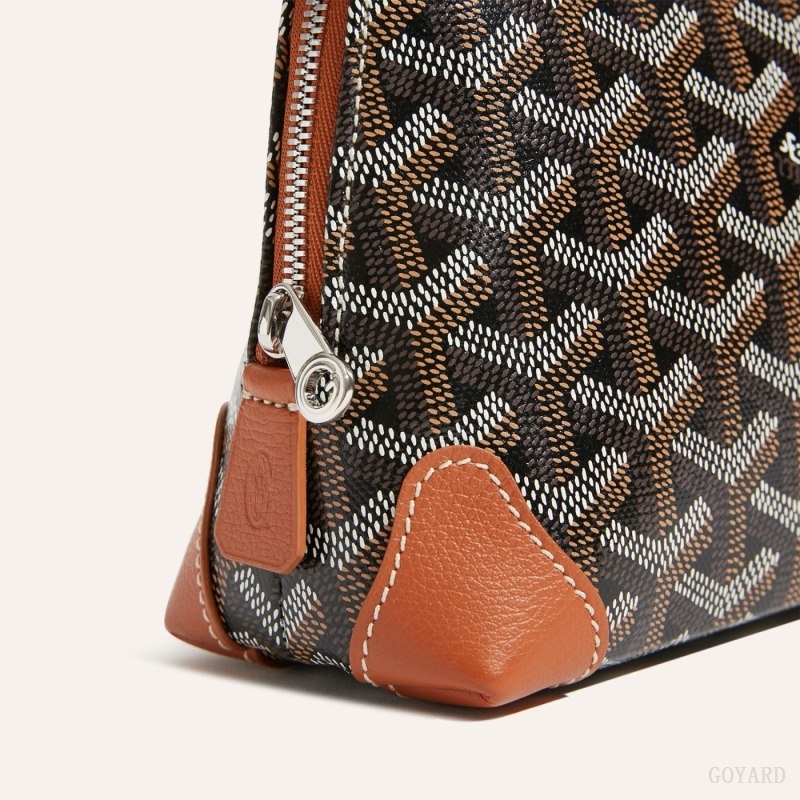 Goyard Vendôme Cosmetic Pouch Black / Brown | TNMI0733