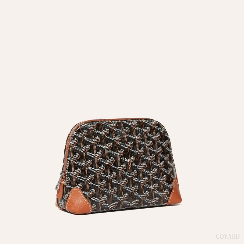 Goyard Vendôme Cosmetic Pouch Black / Brown | TNMI0733