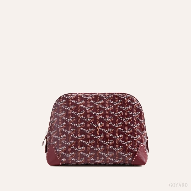 Goyard Vendôme Cosmetic Pouch Burgundy | EFBR0080