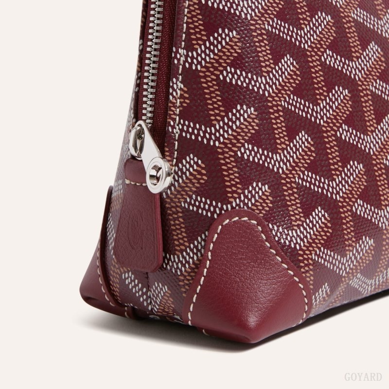 Goyard Vendôme Cosmetic Pouch Burgundy | EFBR0080