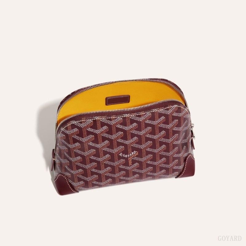 Goyard Vendôme Cosmetic Pouch Burgundy | EFBR0080