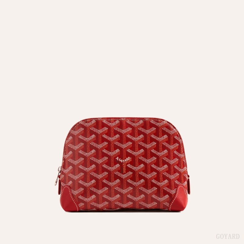 Goyard Vendôme Cosmetic Pouch Red | VQPL2941