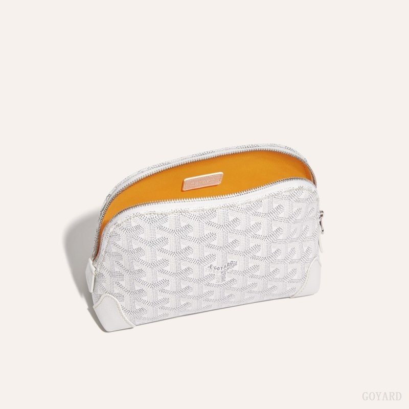 Goyard Vendôme Cosmetic Pouch White | PNUP0538