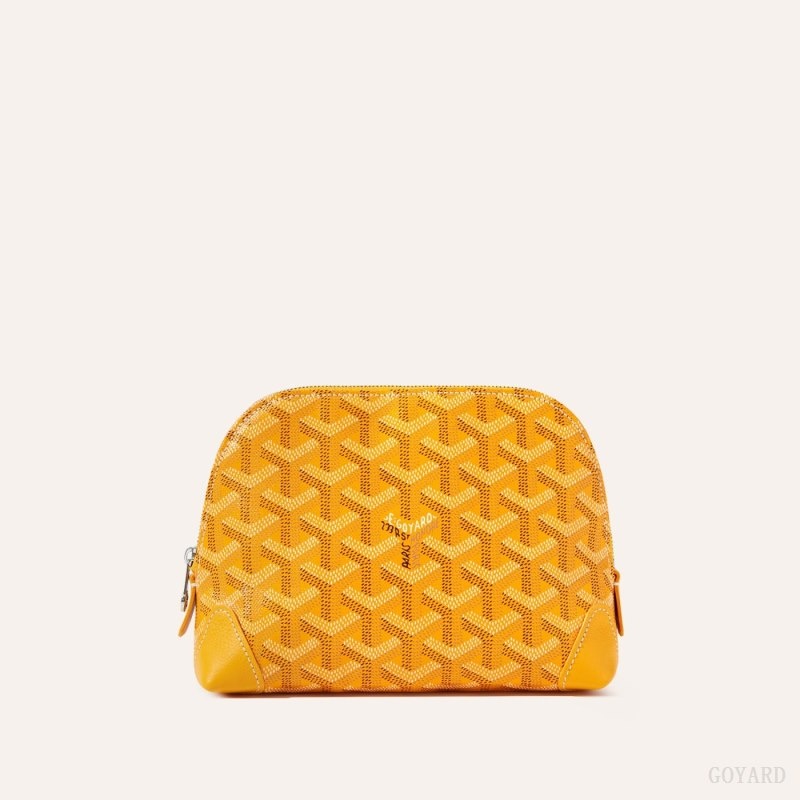 Goyard Vendôme Cosmetic Pouch Yellow | EWIL3504