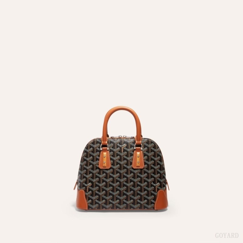 Goyard Vendôme Mini Bag Black / Brown | CBFW2914