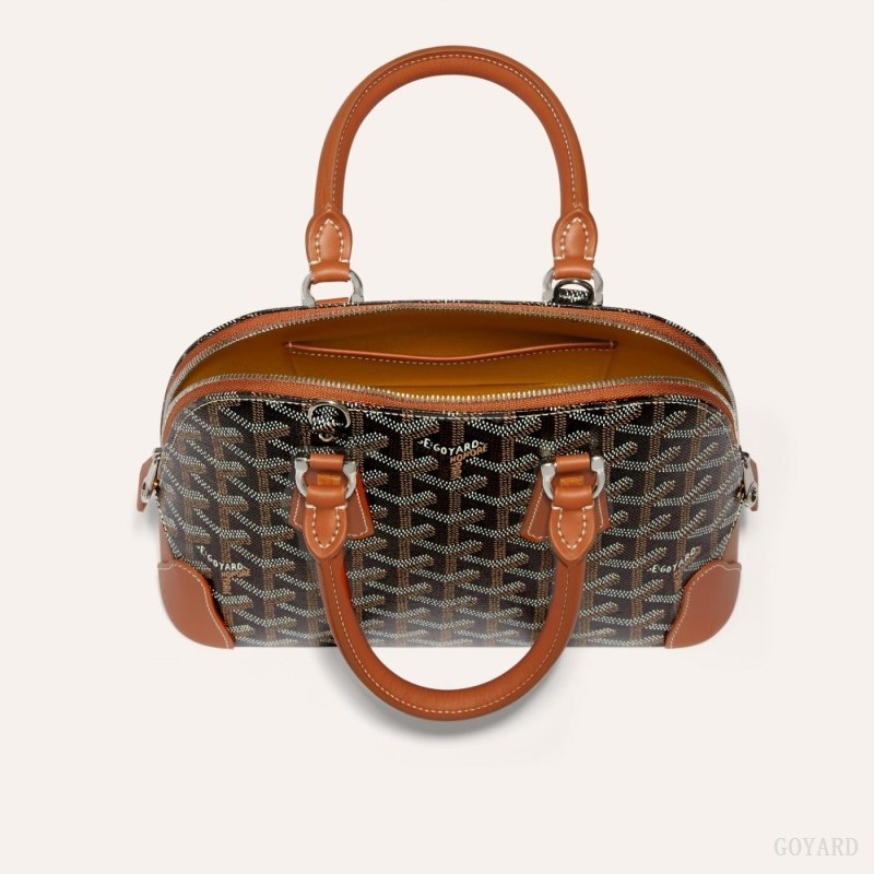 Goyard Vendôme Mini Bag Black / Brown | CBFW2914