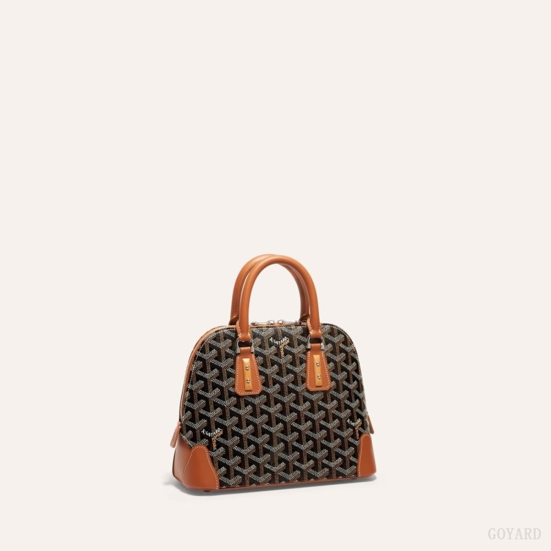 Goyard Vendôme Mini Bag Black / Brown | CBFW2914