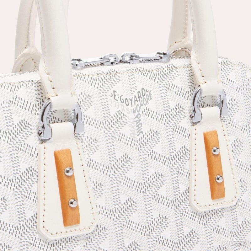 Goyard Vendôme Mini Bag White | KWBZ8987