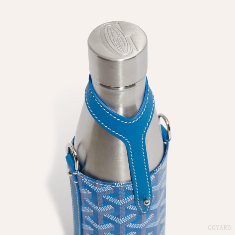 Goyard Yonne MM Case & Flask Blue | BJFM4252