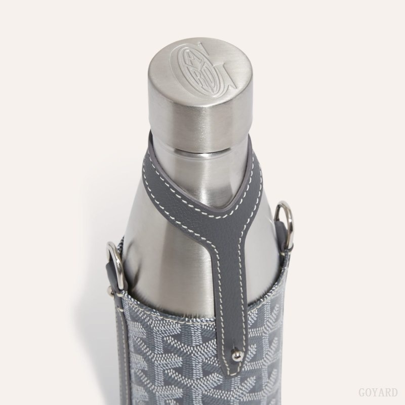 Goyard Yonne MM Case & Flask Grey | KOLM1734