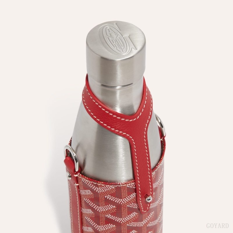 Goyard Yonne MM Case & Flask Red | LDXB3778