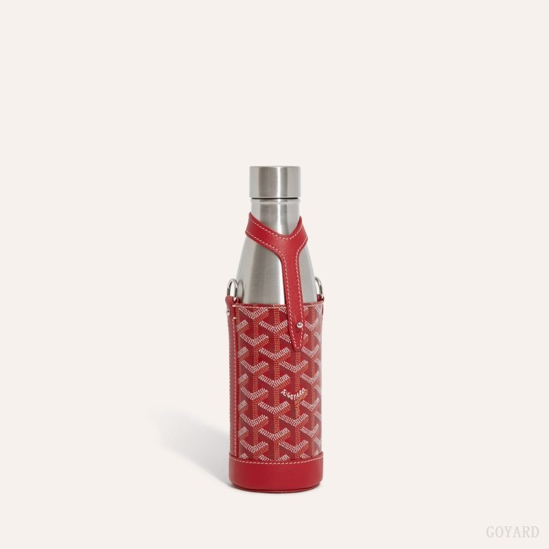 Goyard Yonne MM Case & Flask Red | LDXB3778