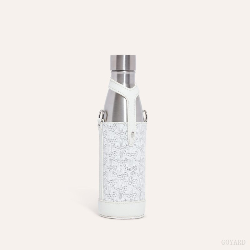 Goyard Yonne MM Case & Flask White | ZYWQ1200