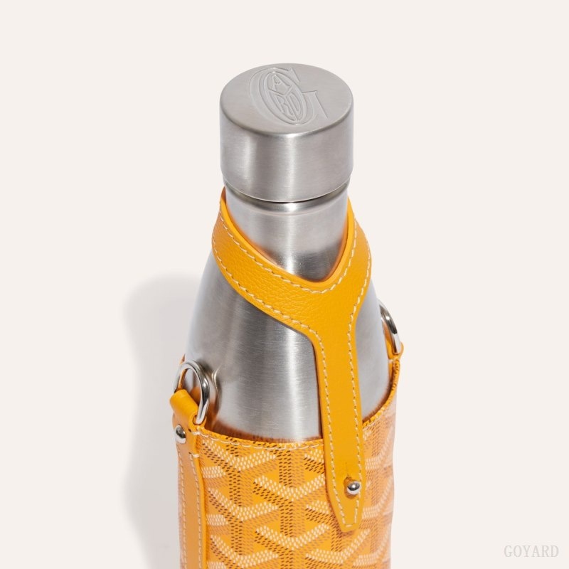 Goyard Yonne MM Case & Flask Yellow | VYMK3120