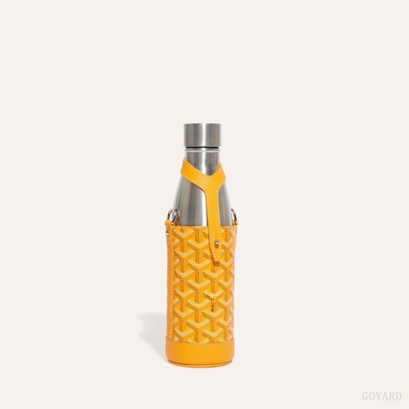 Goyard Yonne MM Case & Flask Yellow | VYMK3120