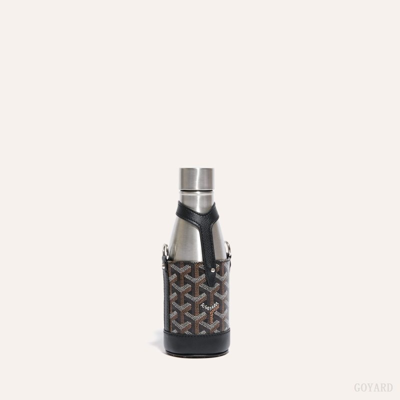 Goyard Yonne PM Case & Flask Black | OYSB4419