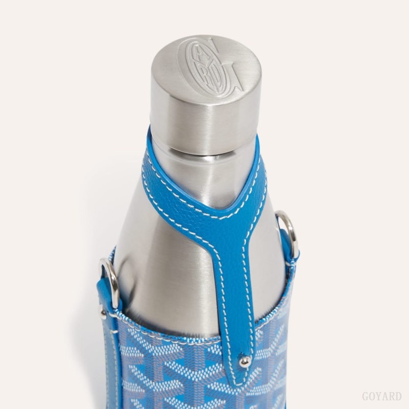 Goyard Yonne PM Case & Flask Blue | CSGI9914