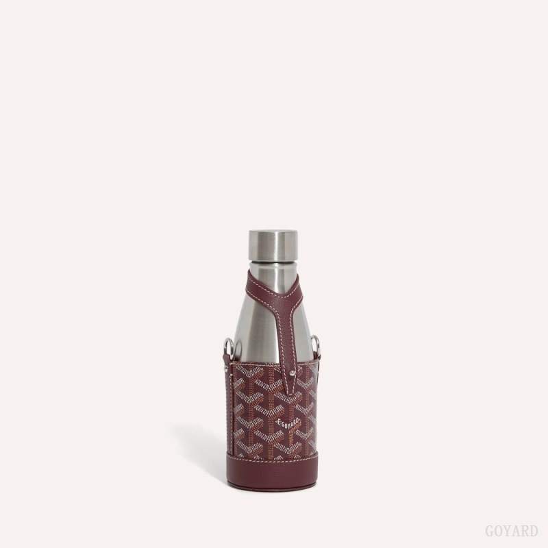 Goyard Yonne PM Case & Flask Burgundy | AKZZ3813