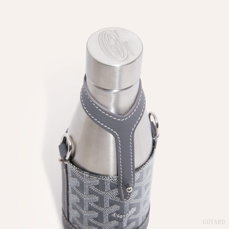 Goyard Yonne PM Case & Flask Grey | HDOW1813