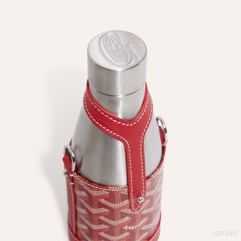 Goyard Yonne PM Case & Flask Red | WHFO7987